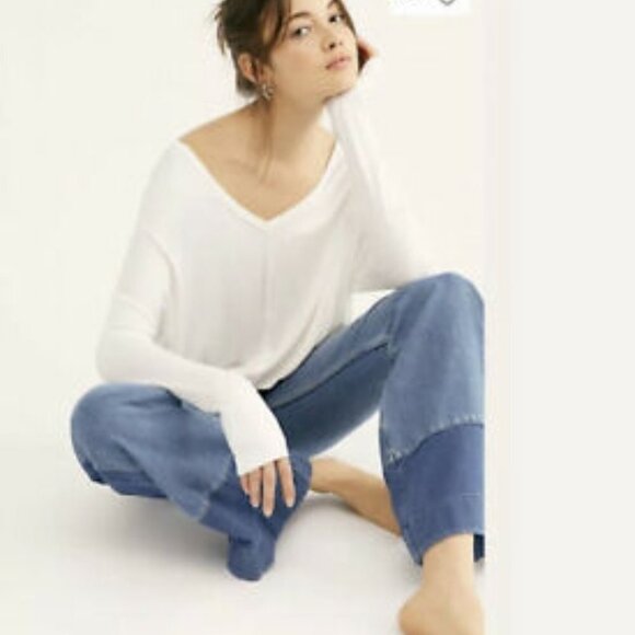 Free People Womens Moonshine V-Neck Tunic - Picture 2 of 14